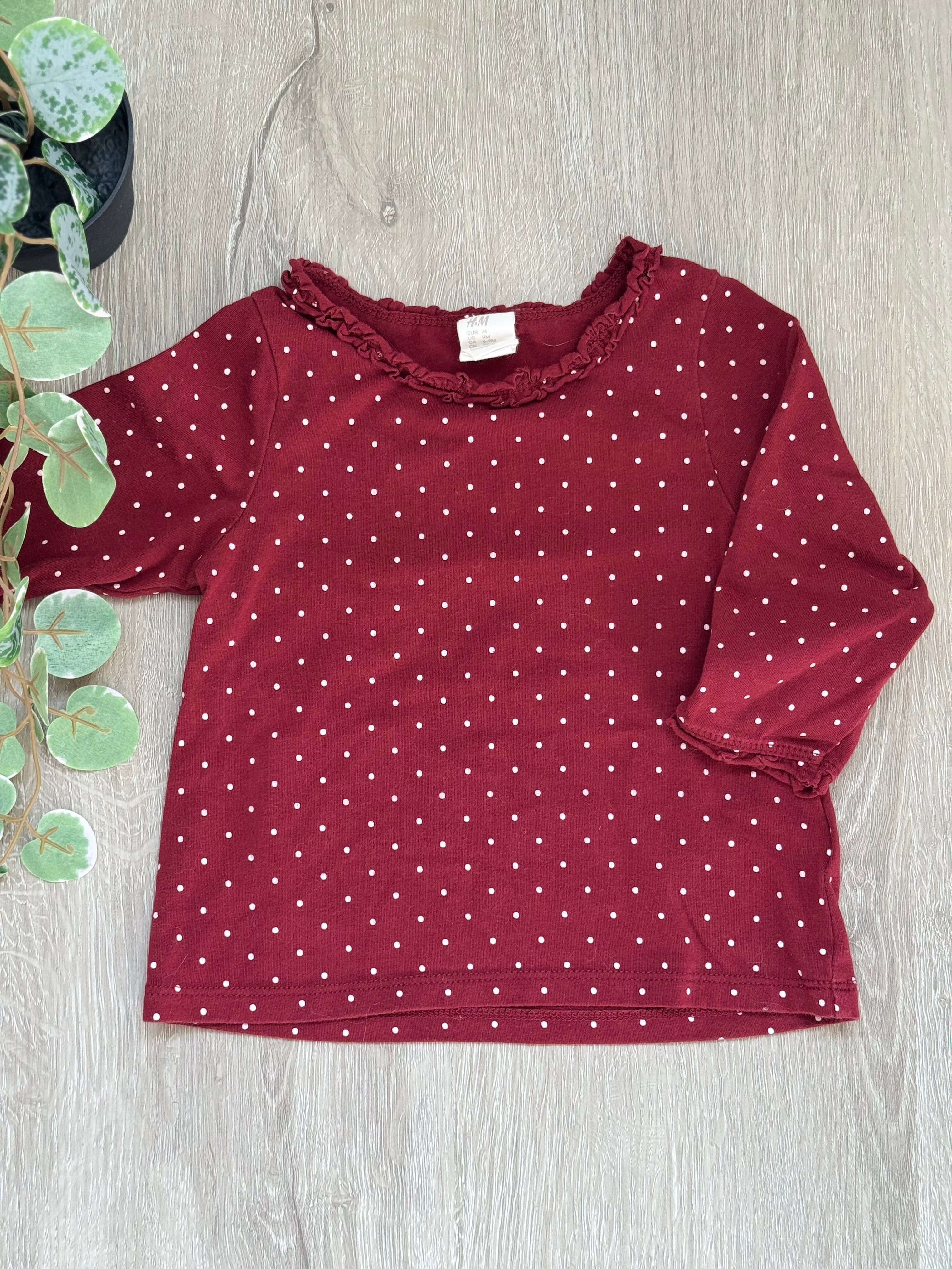Chandail à manches longues H&M 6-9 mois